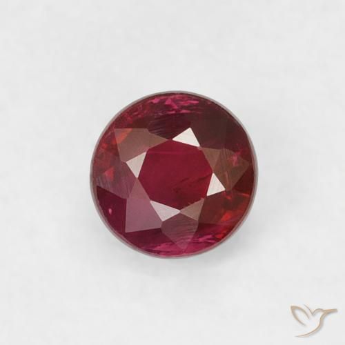 0.36ct Naturel Rouge foncé Rubis, Tour, VS