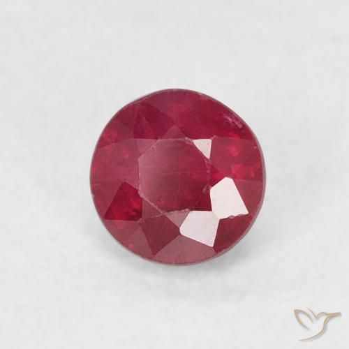 Rubis Cramoisi profond naturelle Tour, 0.30 ct, SI-I1