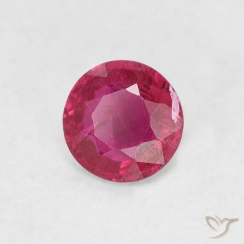 Rubis Medium Dark-Red naturelle Tour, 0.22 ct, SI-I1