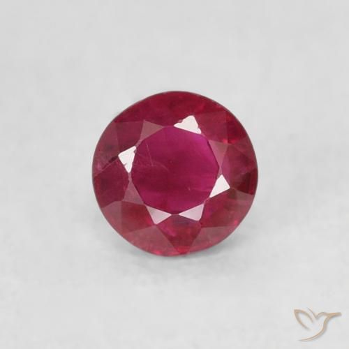 0.29ct Naturel Rouge confiture Rubis, Tour, SI-I1