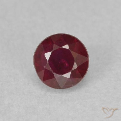 0.37ct Naturel Vin rouge Rubis, Tour, SI