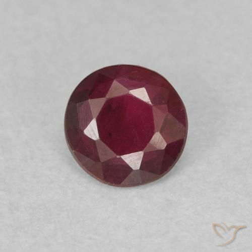 0.26ct Naturel Vin rouge Rubis, Tour, SI