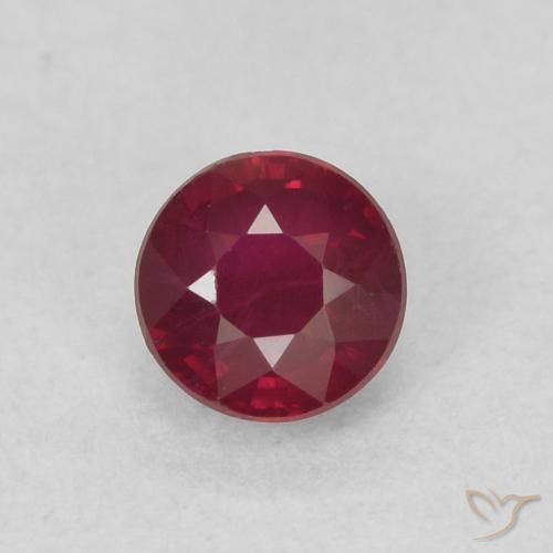 0.33ct Naturel Rouge foncé Rubis, Tour, SI