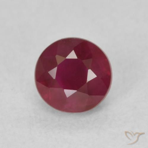 0.40ct Naturel Rouge moyen Rubis, Tour, SI