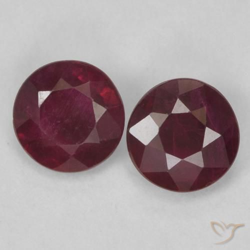 0.51ctw Naturel Vin rouge Rubis, Tour, VS-SI