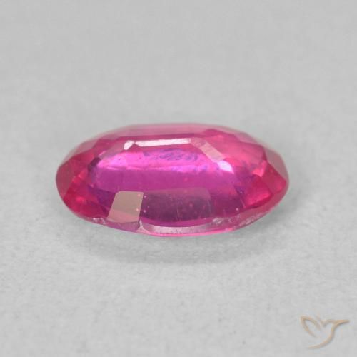 Rubis Medium Dark-Pink naturelle ovale, 1.16 ct, VS