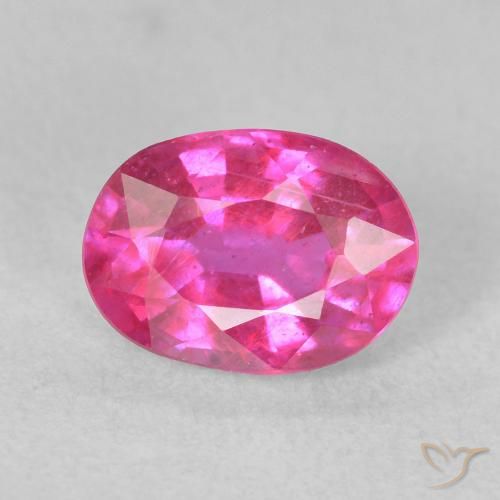 1.68ct Naturel Magenta profond Rubis, ovale, VS