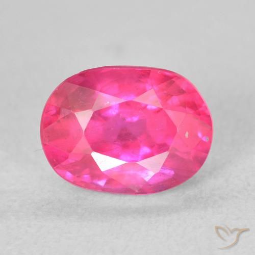 2.27ct Naturel Magenta profond Rubis, ovale, VS