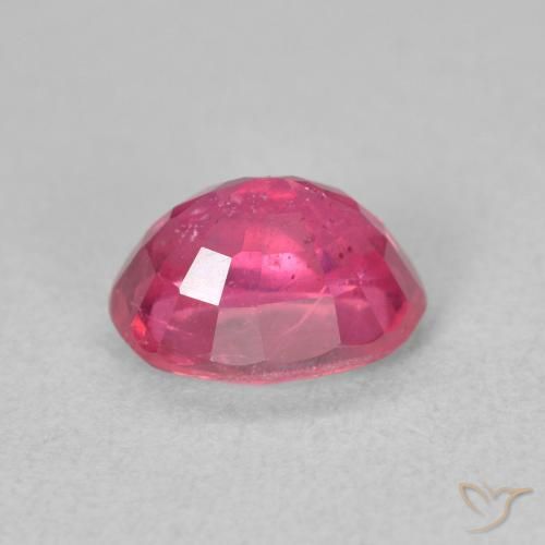Rubis Rose moyen naturelle ovale, 2.00 ct, VS