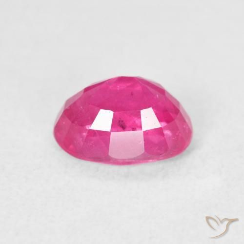 Rubis Magenta profond naturelle ovale, 1.42 ct, VS