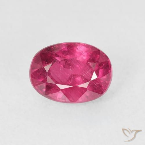 1.59ct Naturel Rose foncé Rubis, ovale, VS