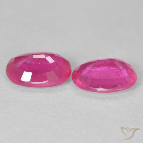 Shop natural 3.08ct Medium Dark-Pink Rubis gems, ovale, from Mozambique at GemSelect. In stock, global shipping!