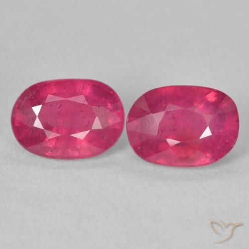 3.72ctw Naturel Rouge moyen Rubis, ovale, VS-SI