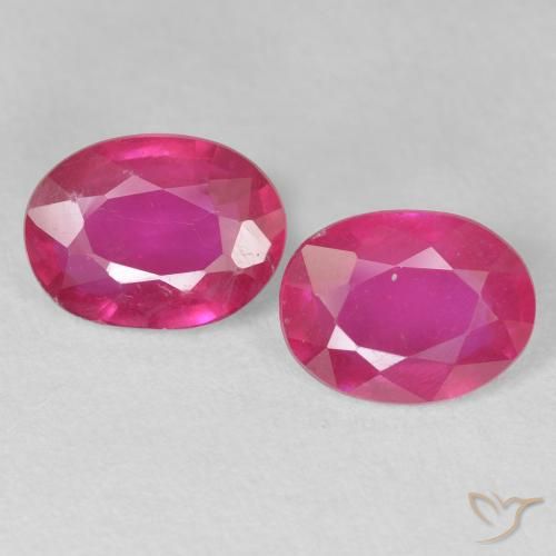3.23ctw Naturel Rose rougeâtre Rubis, ovale, VS-SI