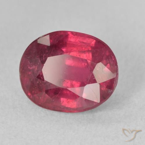 3.58ct Naturel Rouge foncé Rubis, ovale, VS-SI