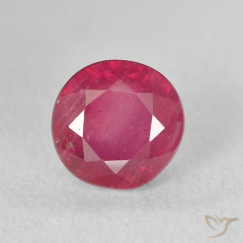 2.62ct Naturel Rouge Rosâtre Rubis, Tour, VS-SI
