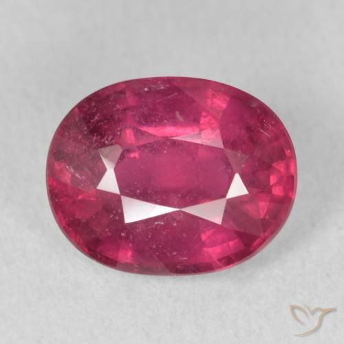 3.51ct Naturel Rouge moyen Rubis, ovale, VS-SI