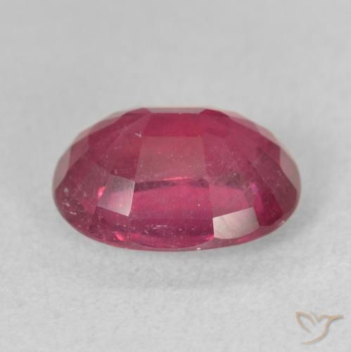 Rubis Rouge moyen naturelle ovale, 3.51 ct, VS-SI