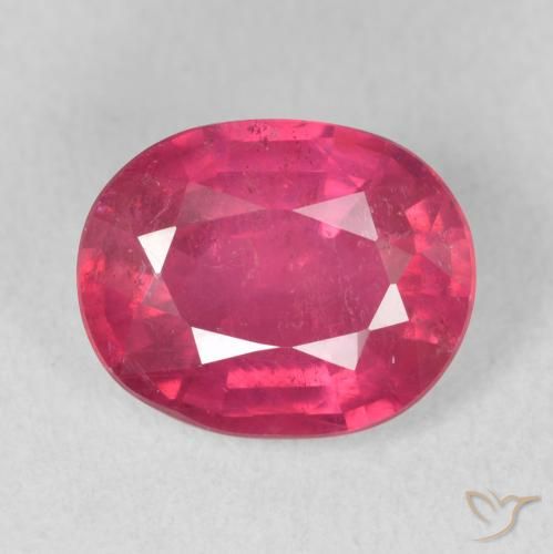 3.40ct Naturel Rouge Rosâtre Rubis, ovale, VS-SI