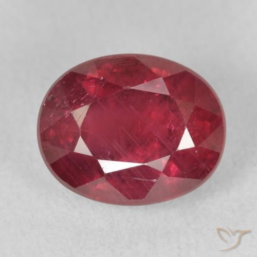 4.75ct Naturel Cramoisi profond Rubis, ovale, VS-SI