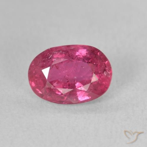 1.72ct Naturel Rose vif Rubis, ovale, VS-SI