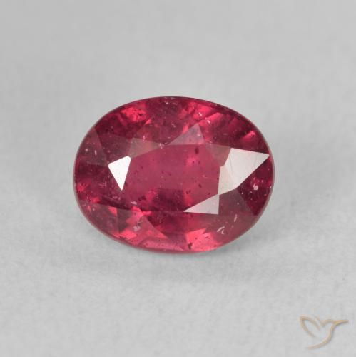 2.10ct Naturel Rouge sang Rubis, ovale, VS-SI