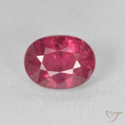 2.28ct Naturel Rose rougeâtre Rubis, ovale, VS-SI