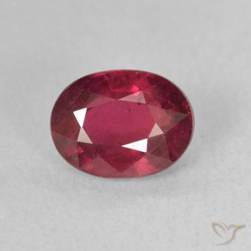 1.96ct Naturel Rouge foncé Rubis, ovale, VS-SI