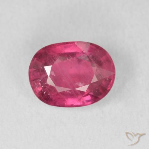 1.87ct Naturel Rouge moyen Rubis, ovale, VS-SI