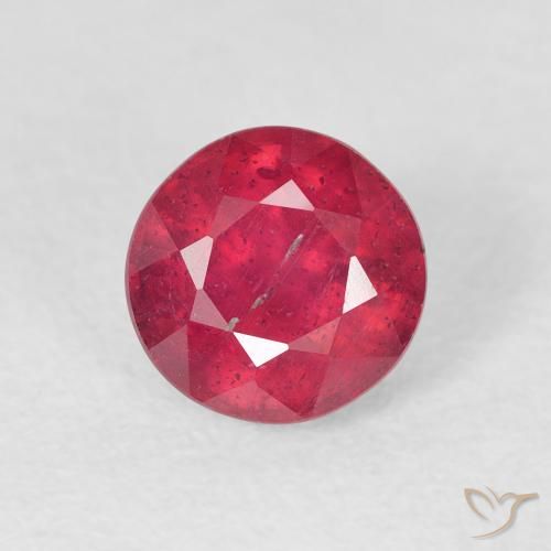 1.60ct Naturel Rouge sang Rubis, Tour, VS-SI