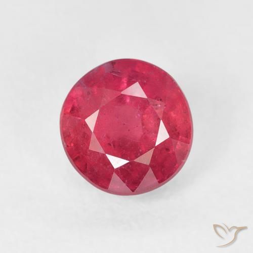 1.35ct Naturel Rouge Rosâtre Rubis, Tour, VS-SI