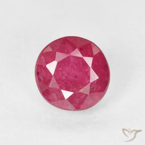 0.80ct Naturel Rose rougeâtre Rubis, Tour, VS-SI