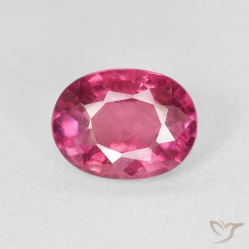 1.88ct Naturel Rouge Rosâtre Rubis, ovale, VS-SI