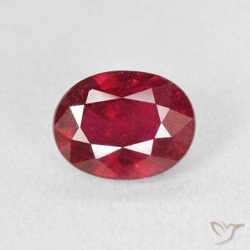 2.08ct Naturel Rouge foncé Rubis, ovale, VS-SI