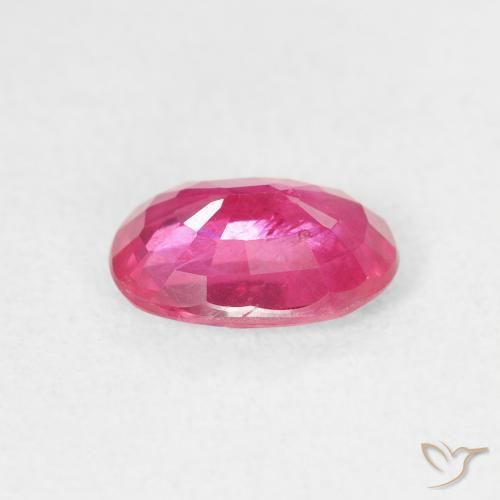 Rubis Rose vif naturelle ovale, 1.47 ct, VS-SI