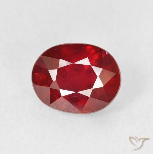 2.09ct Naturel Rouge foncé Rubis, ovale, VS