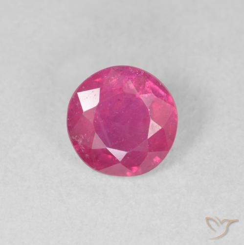 1.41ct Naturel Rose rougeâtre Rubis, Tour, VS-SI