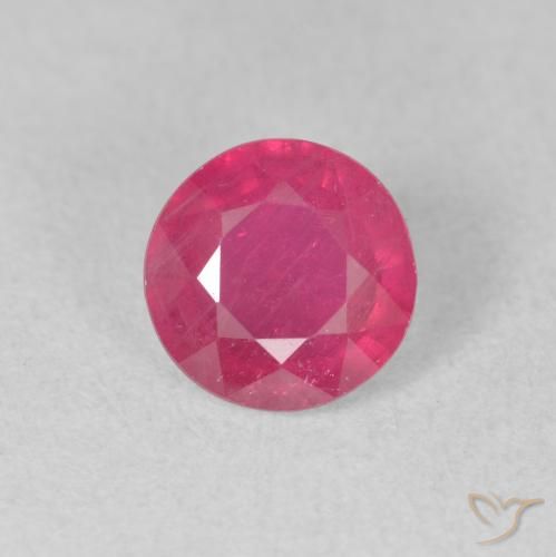 1.74ct Naturel Rouge Rosâtre Rubis, Tour, VS-SI