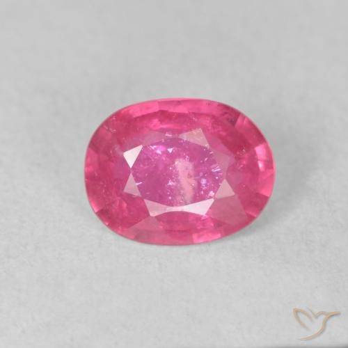 1.47ct Naturel Magenta profond Rubis, ovale, VS-SI