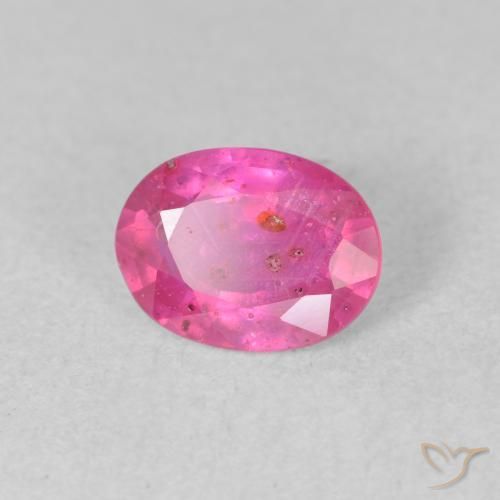 Rubis Rose vif naturelle ovale, 1.45 ct, VS-SI
