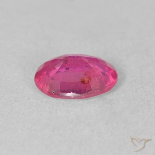 Rubis Rose vif naturelle ovale, 1.45 ct, VS-SI