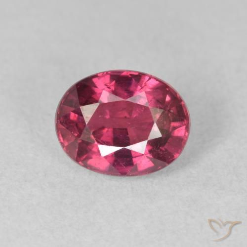 2.10ct Naturel Rouge Rosâtre Rubis, ovale, VS-SI