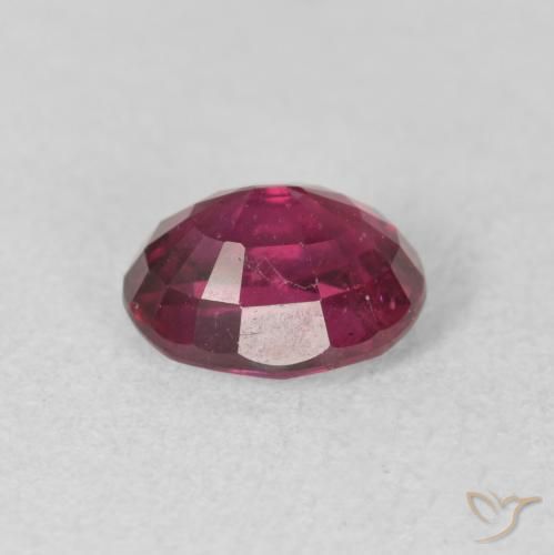 Rubis Rouge Rosâtre naturelle ovale, 2.10 ct, VS-SI