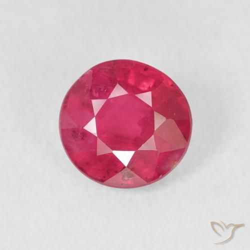 1.48ct Naturel Rose rougeâtre Rubis, Tour, VS-SI
