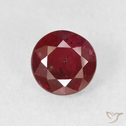 1.36ct Naturel Vin rouge Rubis, Tour, VS-SI