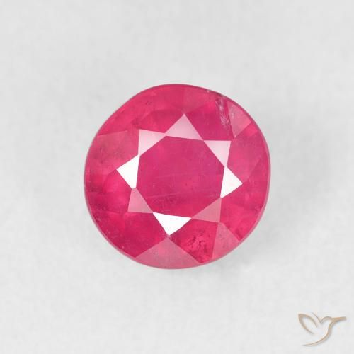 1.54ct Naturel Rose vif Rubis, Tour, VS-SI