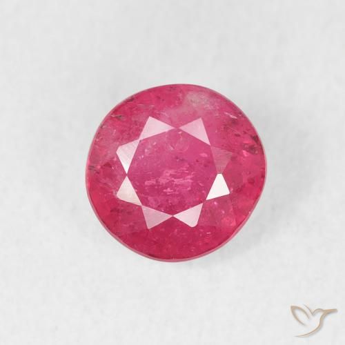 1.18ct Naturel Rose vif Rubis, Tour, VS-SI