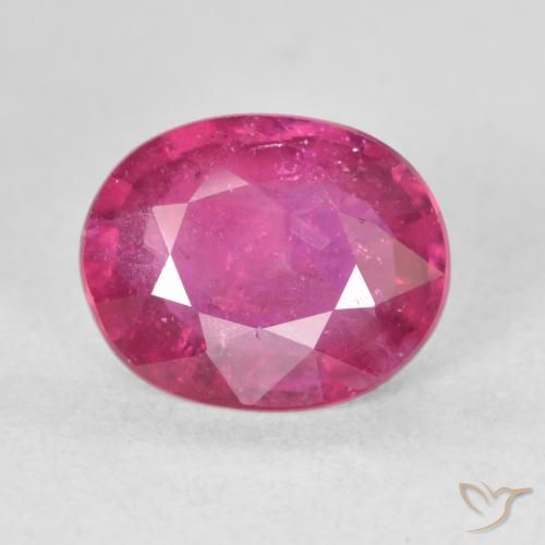 3.05ct Naturel Rouge Rosâtre Rubis, ovale, VS-SI