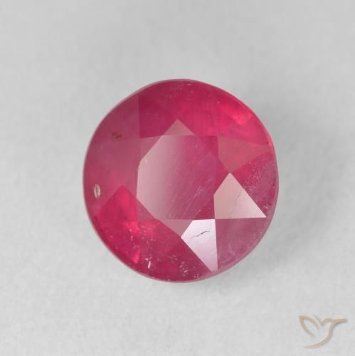Rubis Rouge Rosâtre naturelle Tour, 3.12 ct, VS-SI
