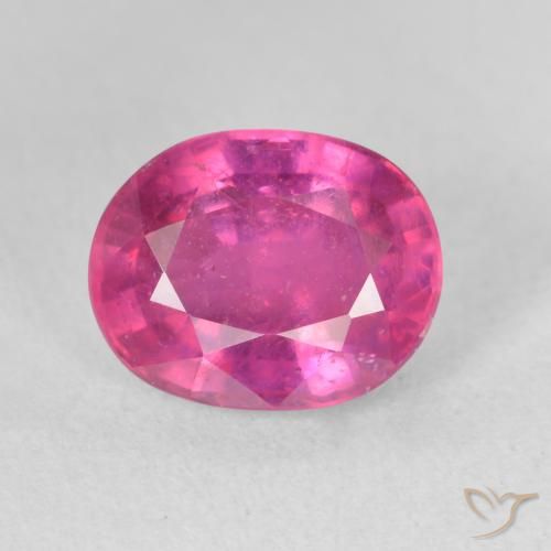 3.90ct Naturel Magenta profond Rubis, ovale, VS-SI